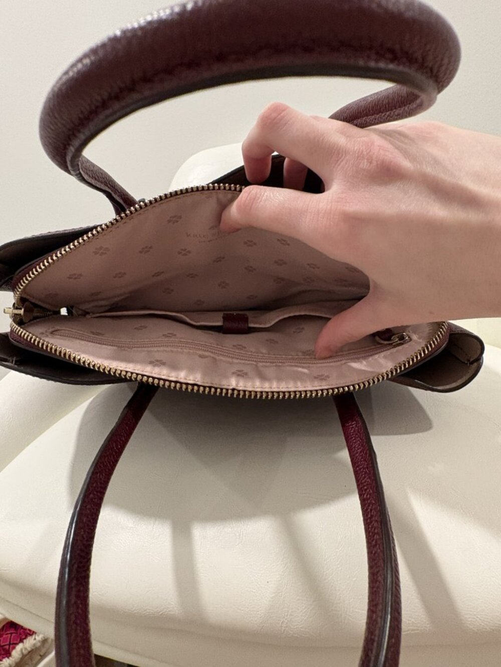 Maroon Purse & Wallet - Picture 3 of 4